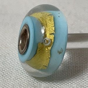 Trollbeads Light Blue Gold
